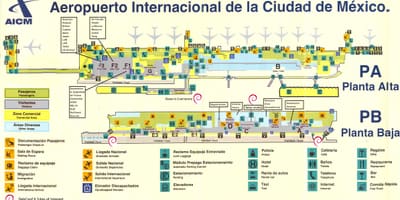 Mexico City ayewopò entènasyonal la kat jeyografik