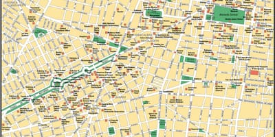 Kat jeyografik nan Mexico City pwen nan enterè